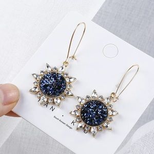 Sunflower earrings